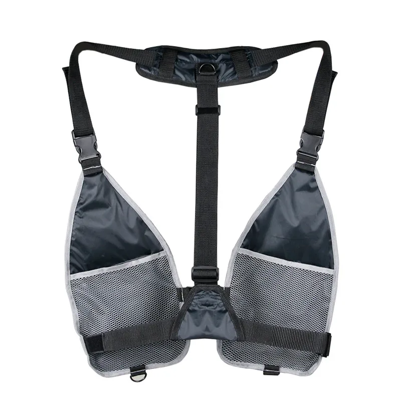 Outdoor Hip Hop Techwear Tactical Cargo Vest Multi Pockets Functional Camping Photography Casual Sleeveless Waistcoat 2