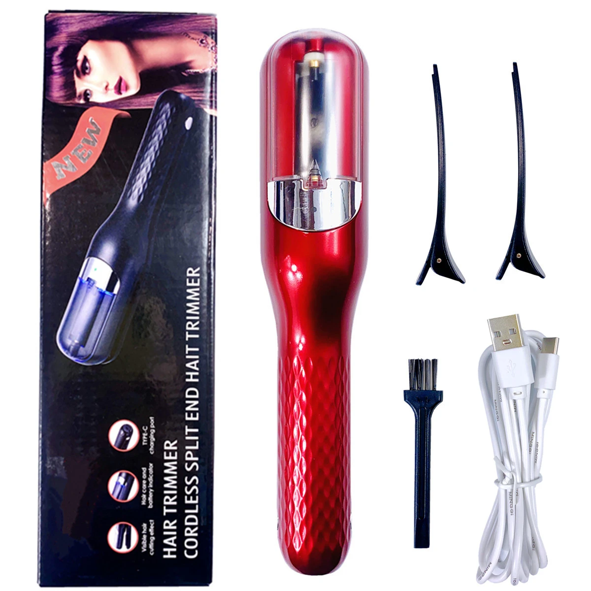 Split Hair Trimmer Hair Split Ends Trimmer Remover Damaged Hair Repair