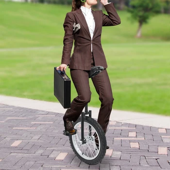 Outdoor Wheel Unicycle, Height Adjustable Unicycle, Anti-slip One Wheel Bike for Fitness Exercise, Office Worker＆Balance Train