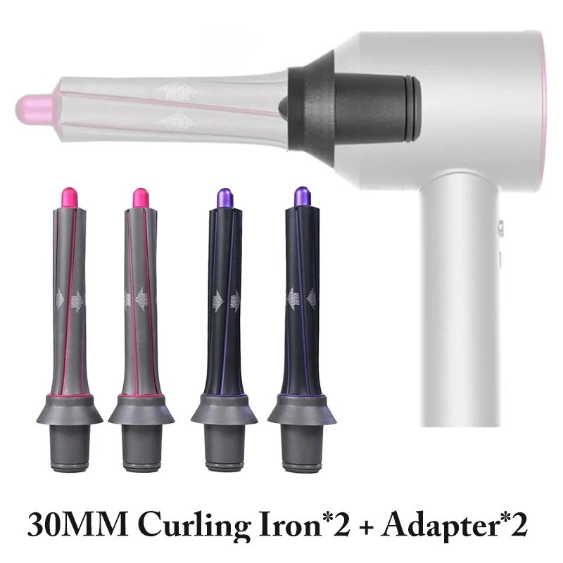 Hair Curling Barrels And Adapters For Dyson Airwrap Styler Accessories, Volume And Shape Curling Hair Tool dyson circular volume brush hair dryer adapter the hair dryer connecting components can be converted into curlers