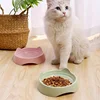 Cat Bowl, Plastic Cat Food Bowl Water Bowls Snack Basin, Pet Feeding Supplies