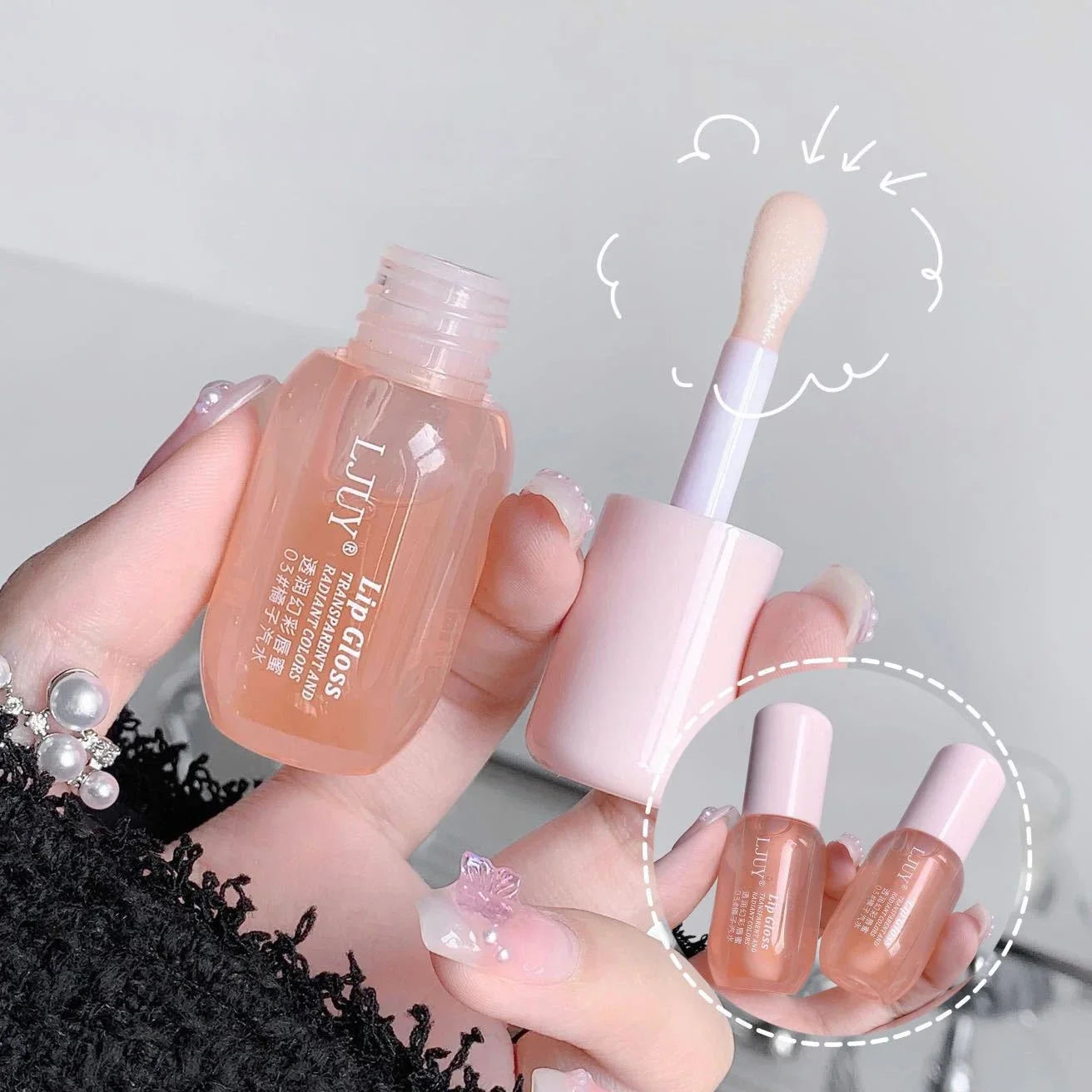 Description Picture 3 of itemLip balm transparent dilute lip lines student parity lip balm men's and women's lip balm