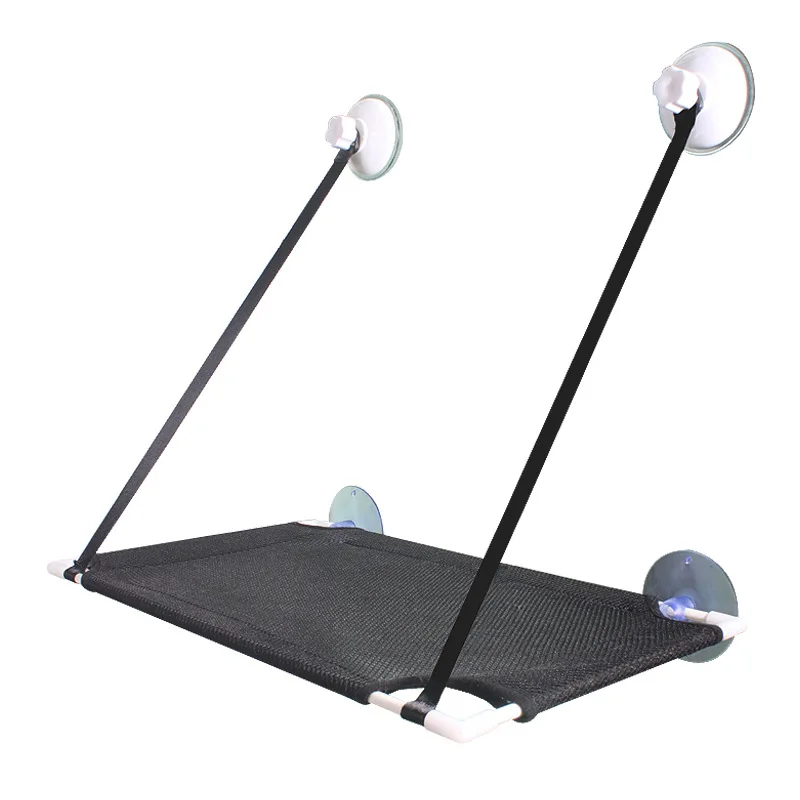 מיטת חלון לחתול עם מושב שמש לחתולים, מיטת תלייה לחתולים עם ספה כפולה, טונלים דו-שכבתיים, קיר עם פתח ספיגה לחיות מחמד בחורף