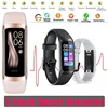 Smart Watch 1.1in AMOLED Screen 30m Waterproof Message Reminder Bluetooth Bracelet Heart Rate Blood Sleep Monitor SmartWristband 1