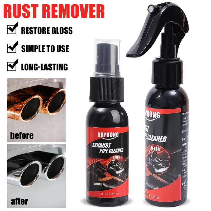 

Car Rust Remover Cleaner Set Motorcycle Exhaust Pipe Refurbishment Rust Converter Removal Repair Tool Antioxidant Cleaner Kit