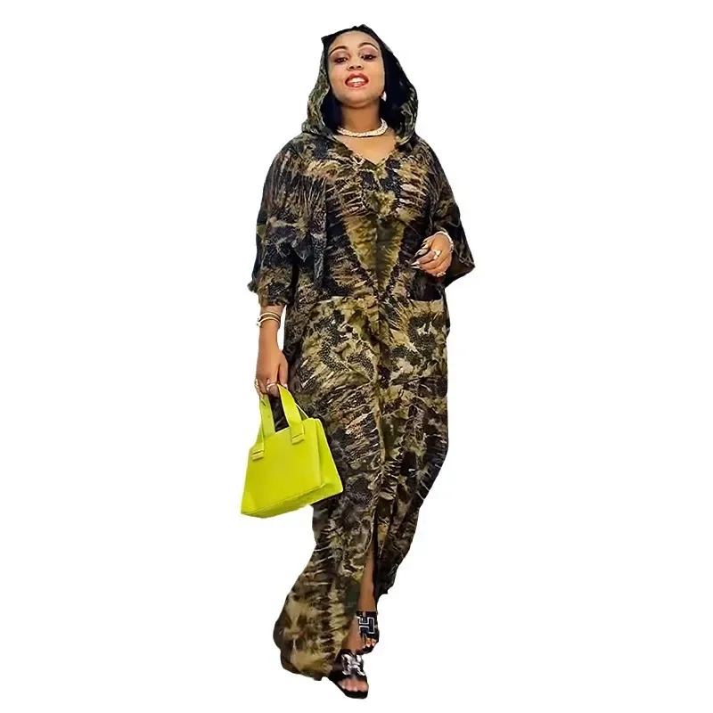 2025 African Dresses for Women Traditional Africa Clothing Dashiki Ankara Outfits Gown Abayas Robe Muslim Kaftan Maxi Long Dress 5