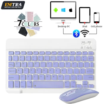 Mini Wireless Keyboard Bluetooth Keyboard For ipad Phone Tablet Portable Bluetooth Keyboard and Mouse For Samsung Xiaomi Android 1