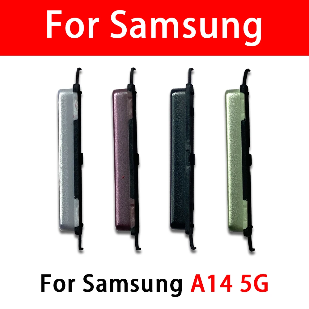 10Pcs, 삼성 A13 A14 A23 A54 5G 사이드 볼륨 버튼 + 전원 켜기/끄기 버튼 키 세트 교체 부품