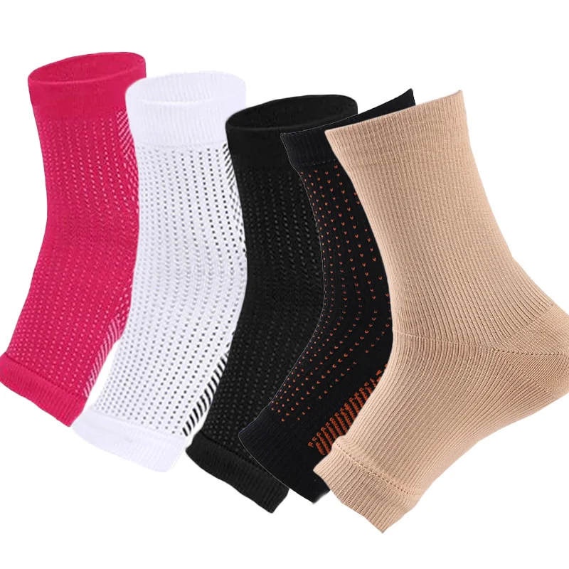 Plus Size S-2XL Men Sports Socks Foot Ankle Anti Fatigue Outerdoor Anklets Support Ladies Couple Compression Guard Sleeve Brace