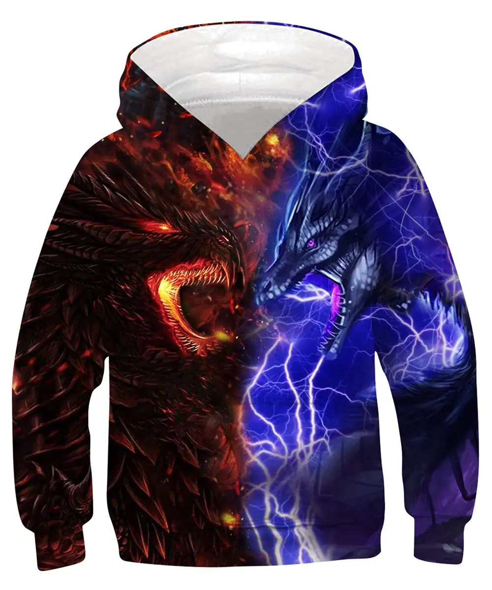

Unisex digital 3D printed hoodie colorful galaxy space pattern printed pullover sportswear hooded sweatshirt with pockets