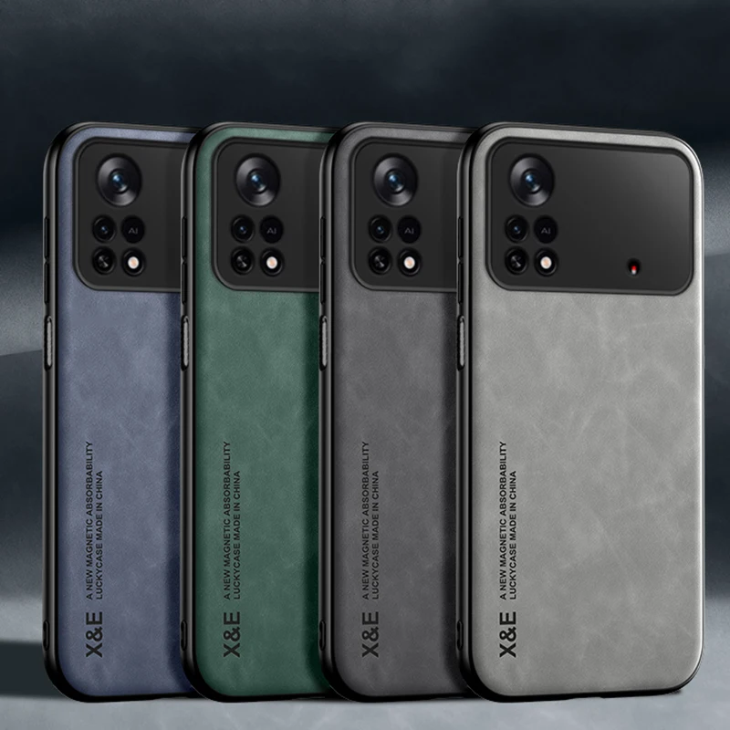 Magnetic Sheepskin Luxury Leather Phone Case Cover