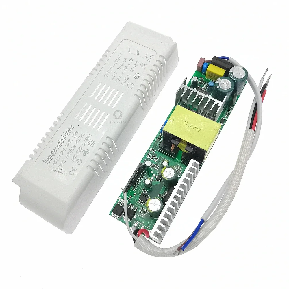 AC110V-220V 18W-108W-150W 출력 24V 2.4G 원격 제어 LED 드라이버 전원 공급 장치 듀얼 컬러 LED 스트립 디밍 색상 변경