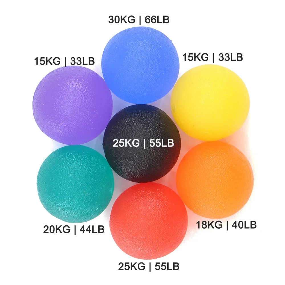 Hand Grip Kraft Training Expander Erwachsene Kinder Gym Fitness Finger Exerciser Handgelenk Rehabilitation Stress Relief Silikon Ball – Detail 2