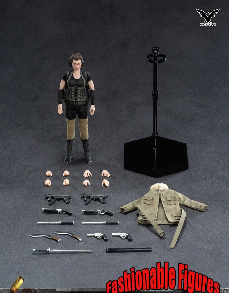 BROTOYS LR003 LR004 1/12 Women Soldier Milla Jovovich