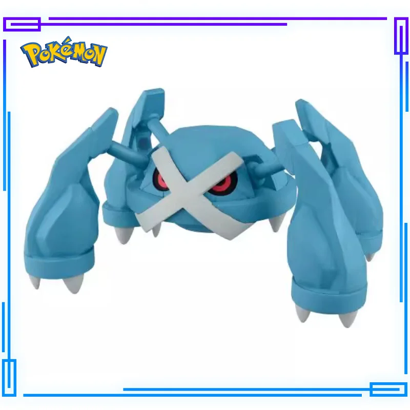 

Фигурки героев покемона и пламо Bandai, подлинные карманные монстры, Metagross, коллекция покемонов, 53 сборные игрушки, модели Аниме