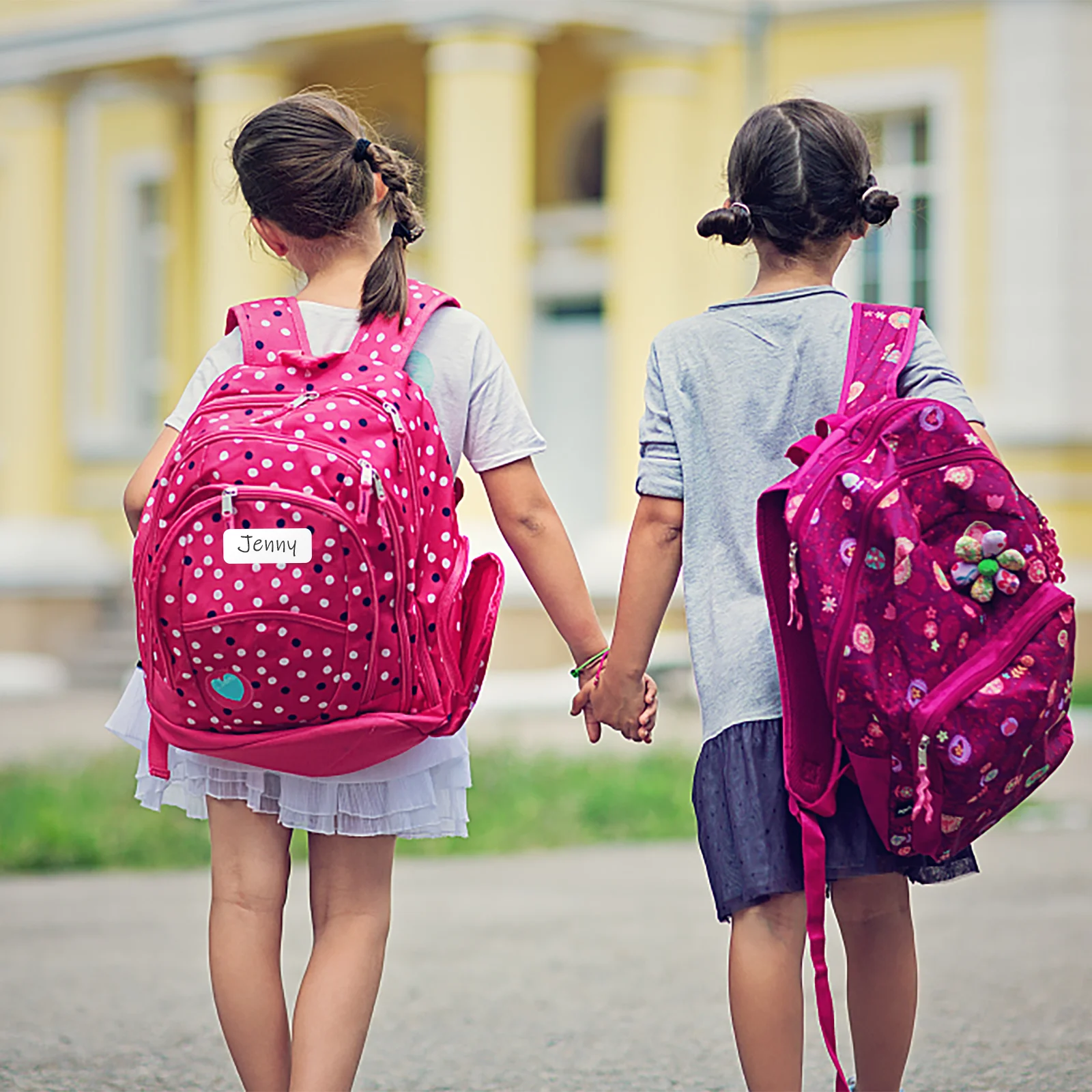 10 세트 자체 접착 이름 라벨 스티커 가정용 사무실 호텔 냉장고 벽용 소형 휴대용 청소 가능 장식 스티커