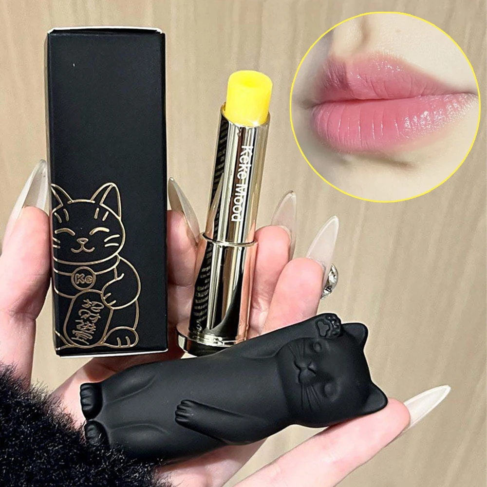 Hydraterende lucky cat lipstick transparante lippenbalsem_voghion.com