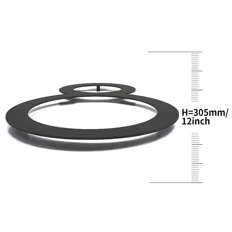Stainless Steel House Number 12in/30.48cm Double Screw Hole Numbers Address Sign #0-9 Digital Metal Tag