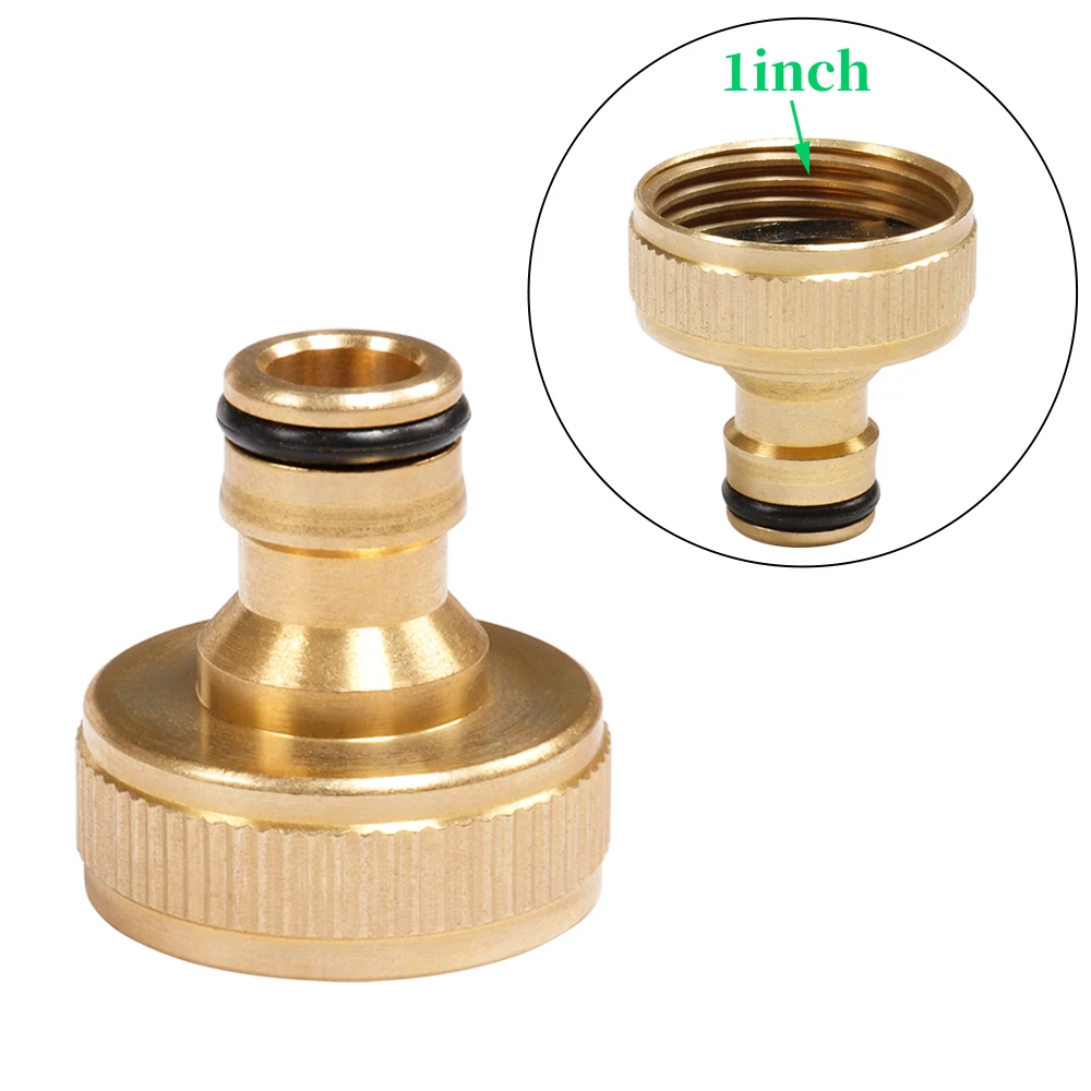 Raccordo Rapido Per Tubo Da Giardino In Ottone 1,9 Cm – Coppia Maschio/Femmina Per Rubinetto, Connettori Antigoccia Fino A 200 PSI - 6