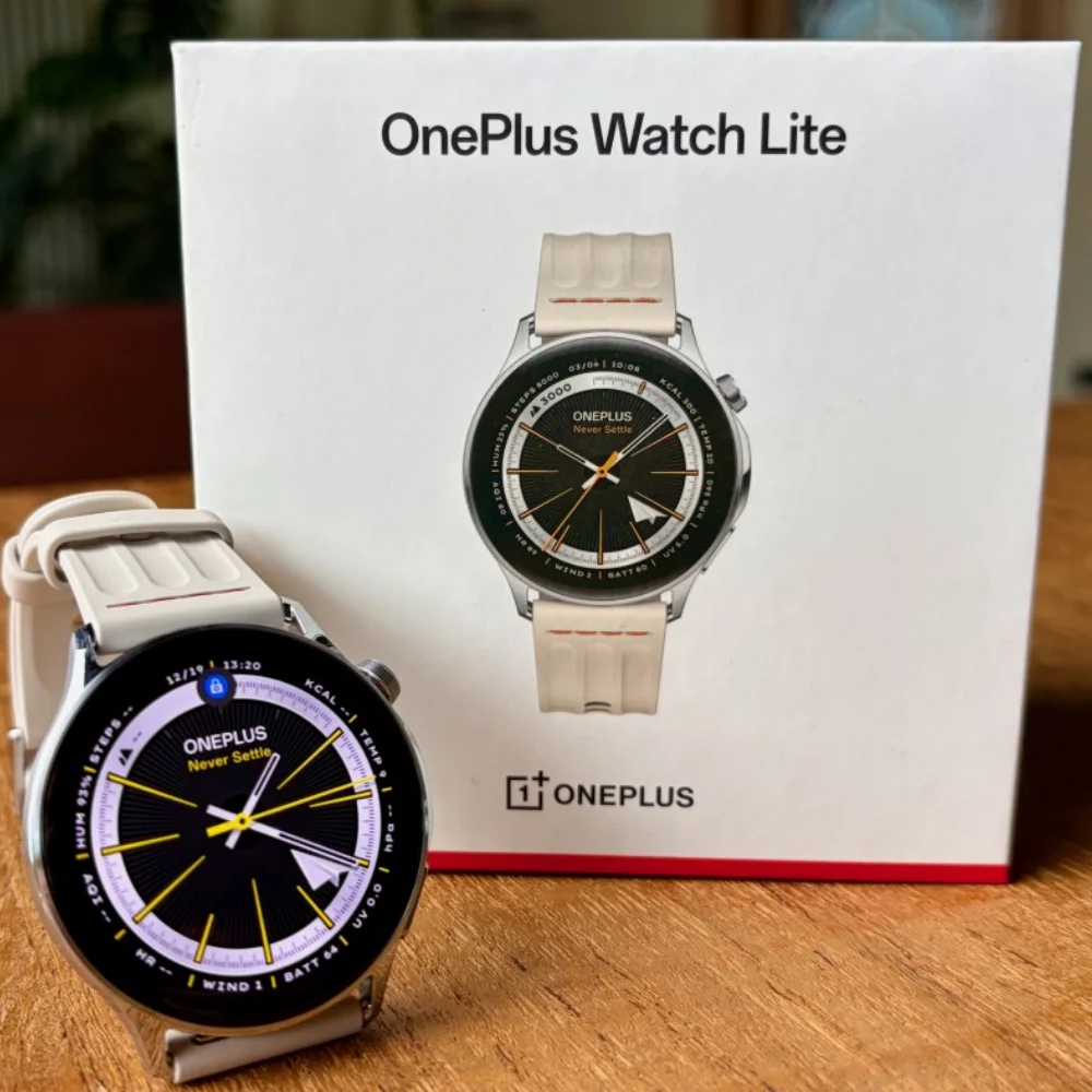 World Premiere OnePlus Watch Lite Smart Watch Global Version Up to 10 Days of Battery Life Dual Band GPS 1.46'' AMOLED Display 2