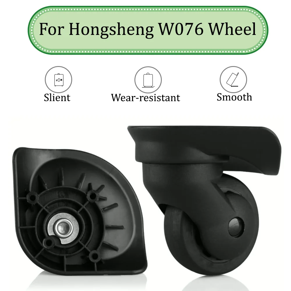 For Hongsheng W076 Universal Wheel Trolley Case Wheel Replacement Luggage Pulley Sliding Casters Slient Wear-resistant Repair