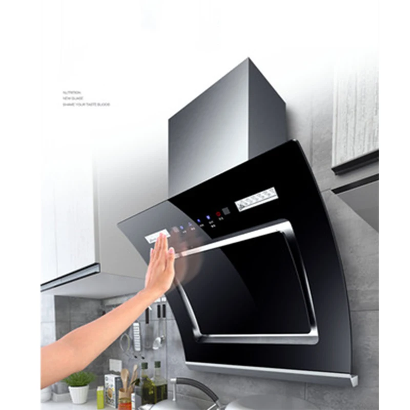 Kitchen Ventilator Suction Range Hood Small stove Side suction Cooker Hood Wall-mounted Smart cleaning Exhaust Hood 50/55/60cm 2