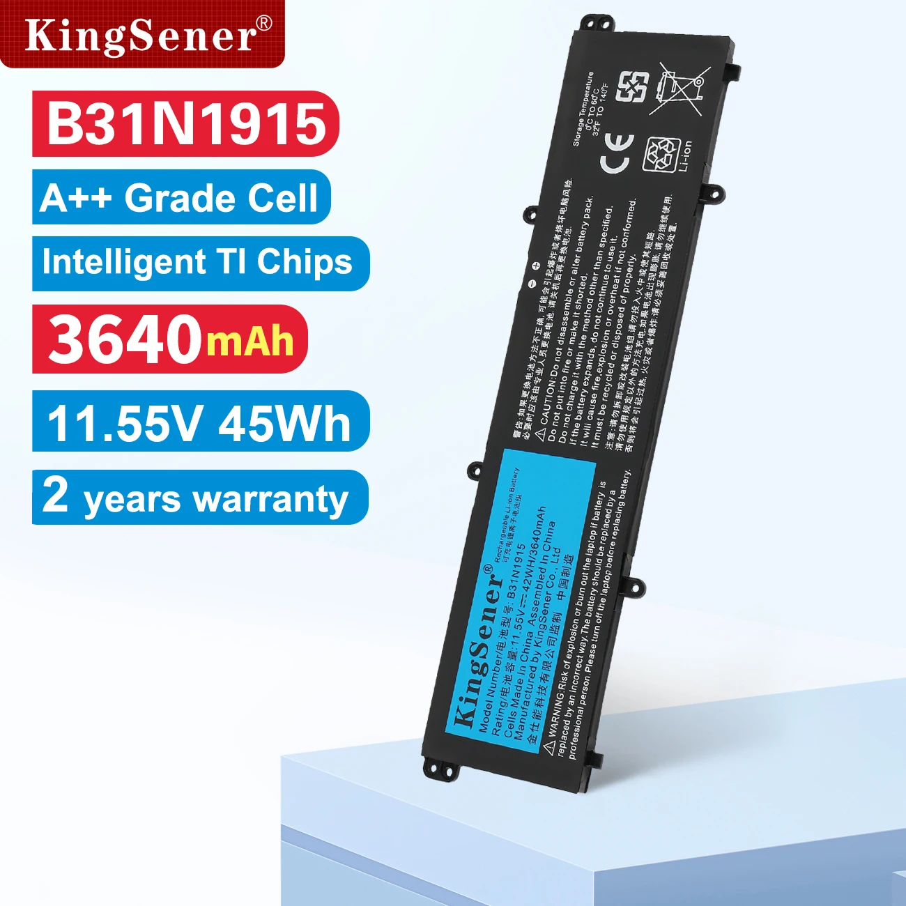 Kingsener-bateria do Portátil B31n1915 para Asus Zenbook b1 B1400 B1500 Br1100cka Br1100fka Br1100cka-gj0100ra l1 L1400cda B31n1915