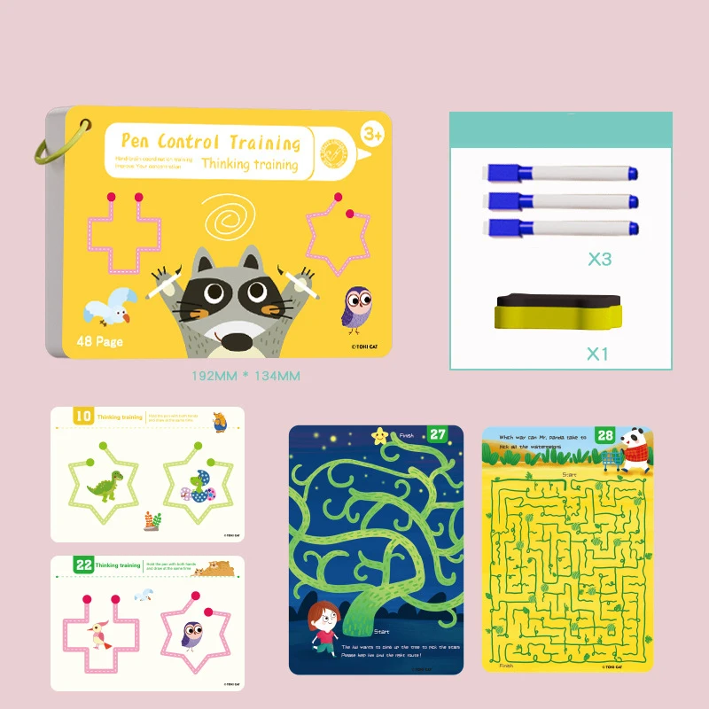 Montessori Tracing Copybook 4