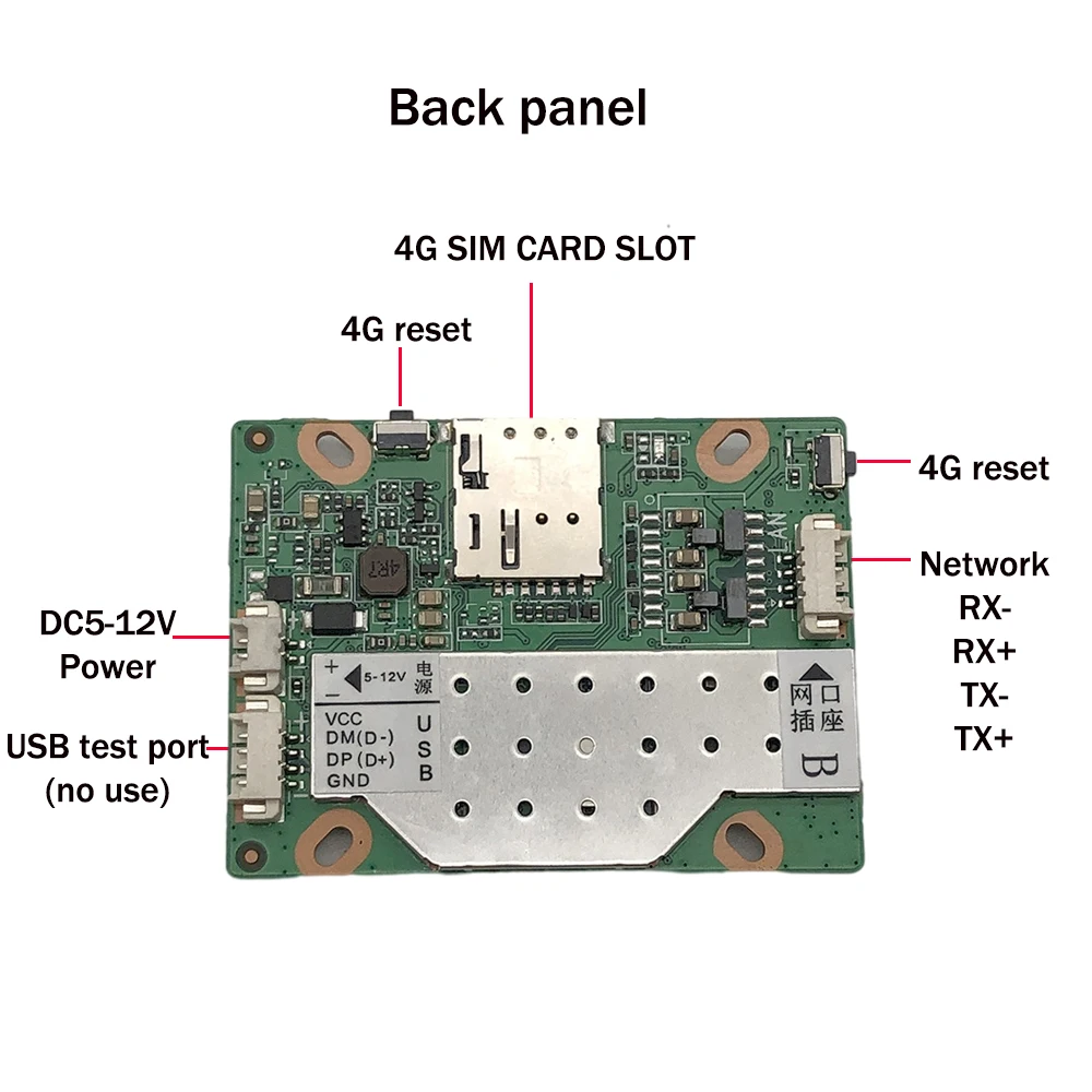 3G 4G SIM Card Surveillance CCTV Camera Repair Parts PCB Module Mainboard Replacement Signal Motherboard Chip ALK_AF790_V2.5 wifi camera