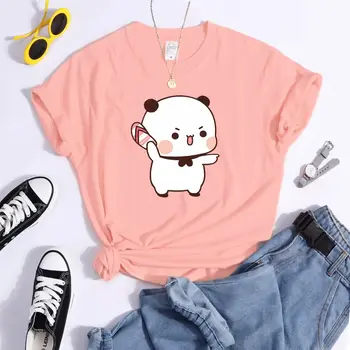 슬리퍼 프린트 여성 티셔츠, 캐주얼 스포츠 반팔, 통기성 여름 상의, 귀여운 소녀