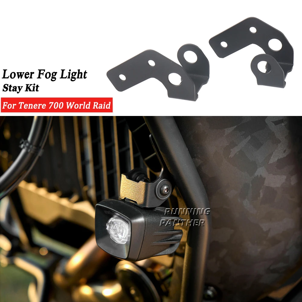 Dla Yamaha Tenere Tenere 700 Ricetrasmettwiatowy Zderzak Motociclykla Wspornik Lampy Muslimate Tenere700 World Raid Reflektor Dolny Wspo