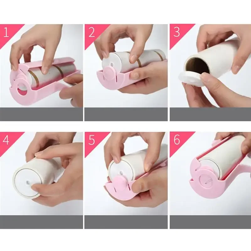 New Sticky PP Silicone Dust Wiper Remover Cat Dog Clothes Tousle Remover Reusable Washable Lint Roller Bed Hair Cleaning Brush 6