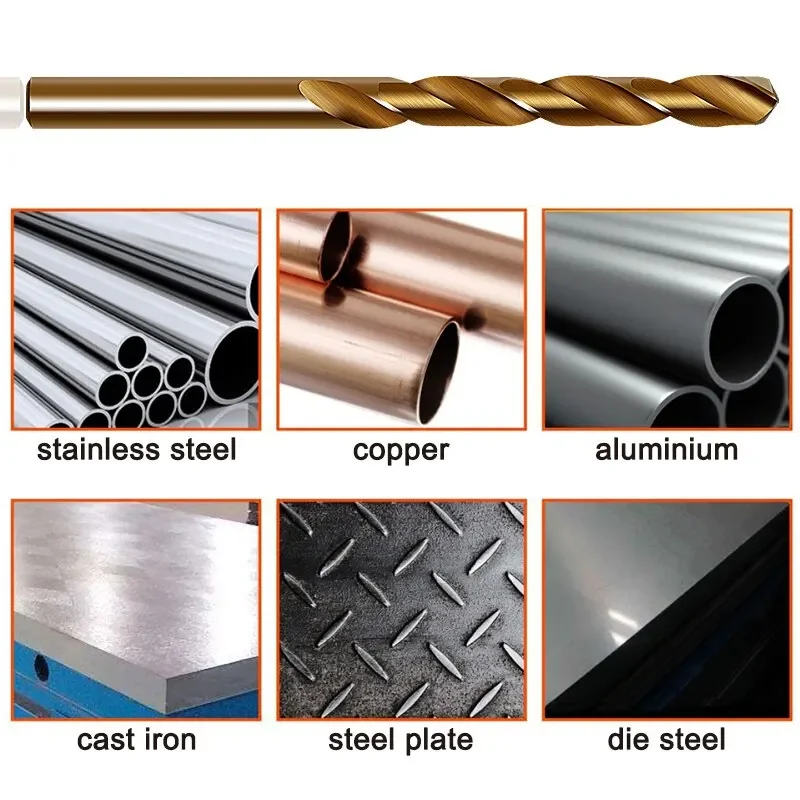 M35 Cobalt Drill Set High Speed Steel 15pc