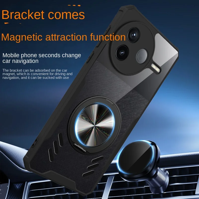 Magnetic Heat Dissipation Hard Silicone Protective Phone Case