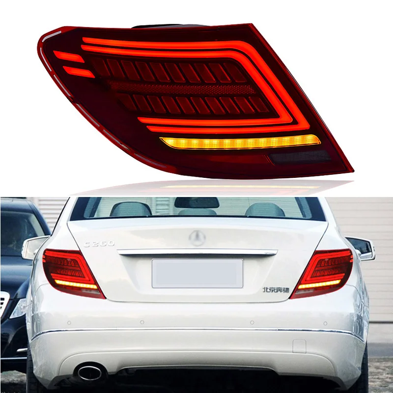 CarLEDTailLightTaillightForMercedesBenzW204C200C250C300Rear