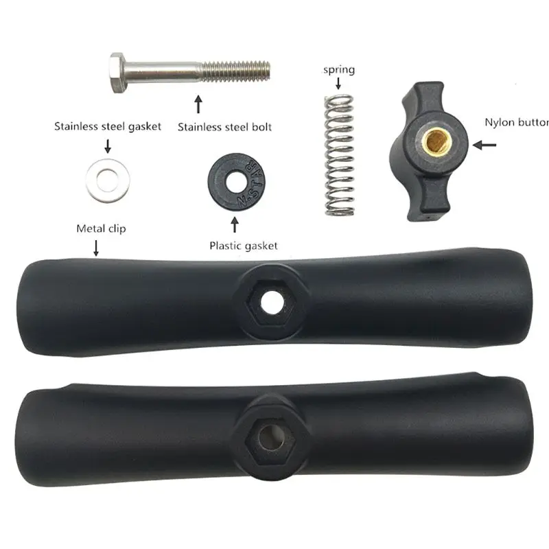 Bras de montage flexible pour GoPro et action cam réglé à 9.5 cm, avec une caméra orientée vers l'avant.