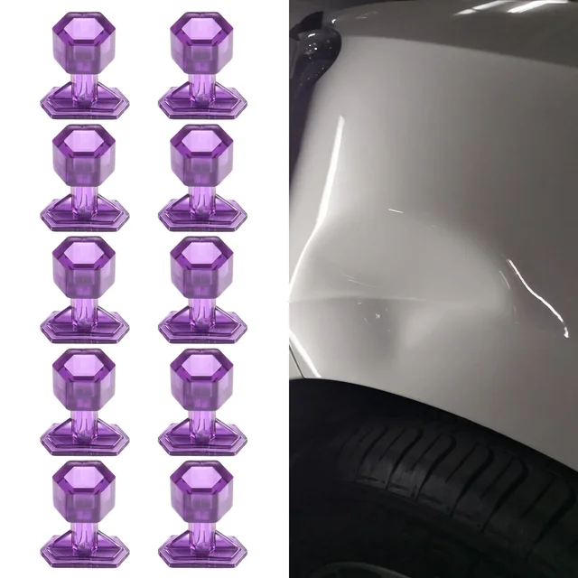 10Pcs Car Puller Tabs Glue Tabs  Removal Dent Tools Cars Dent Repairing Car Removal Dent Tools For Car Body Pulling Tabs Kit 2