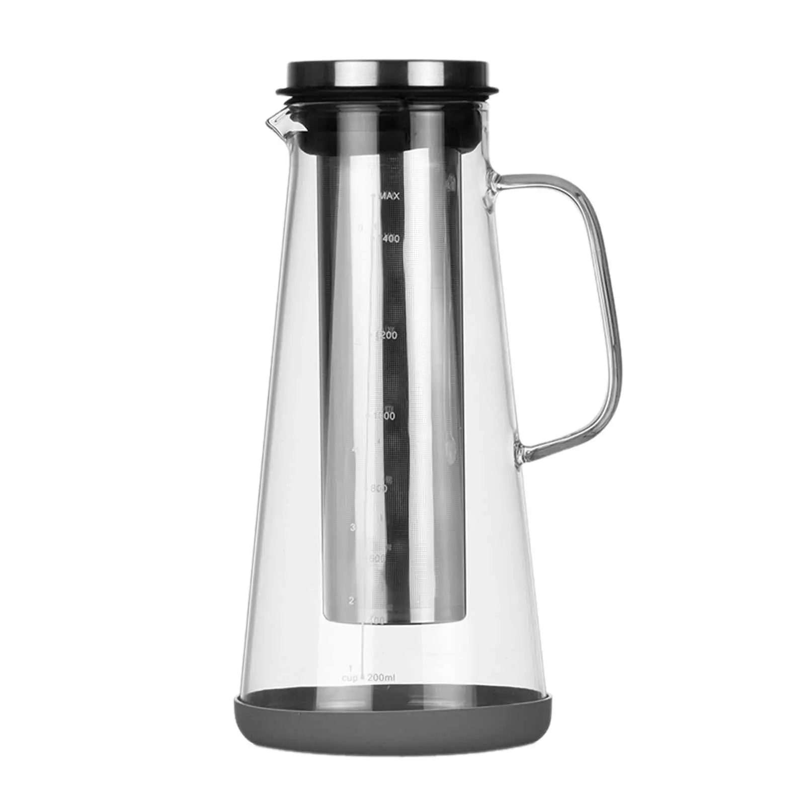 Iced Coffee Maker 50 oz Pitcher Cold Brew Coffee Maker for Dining Garden Bar