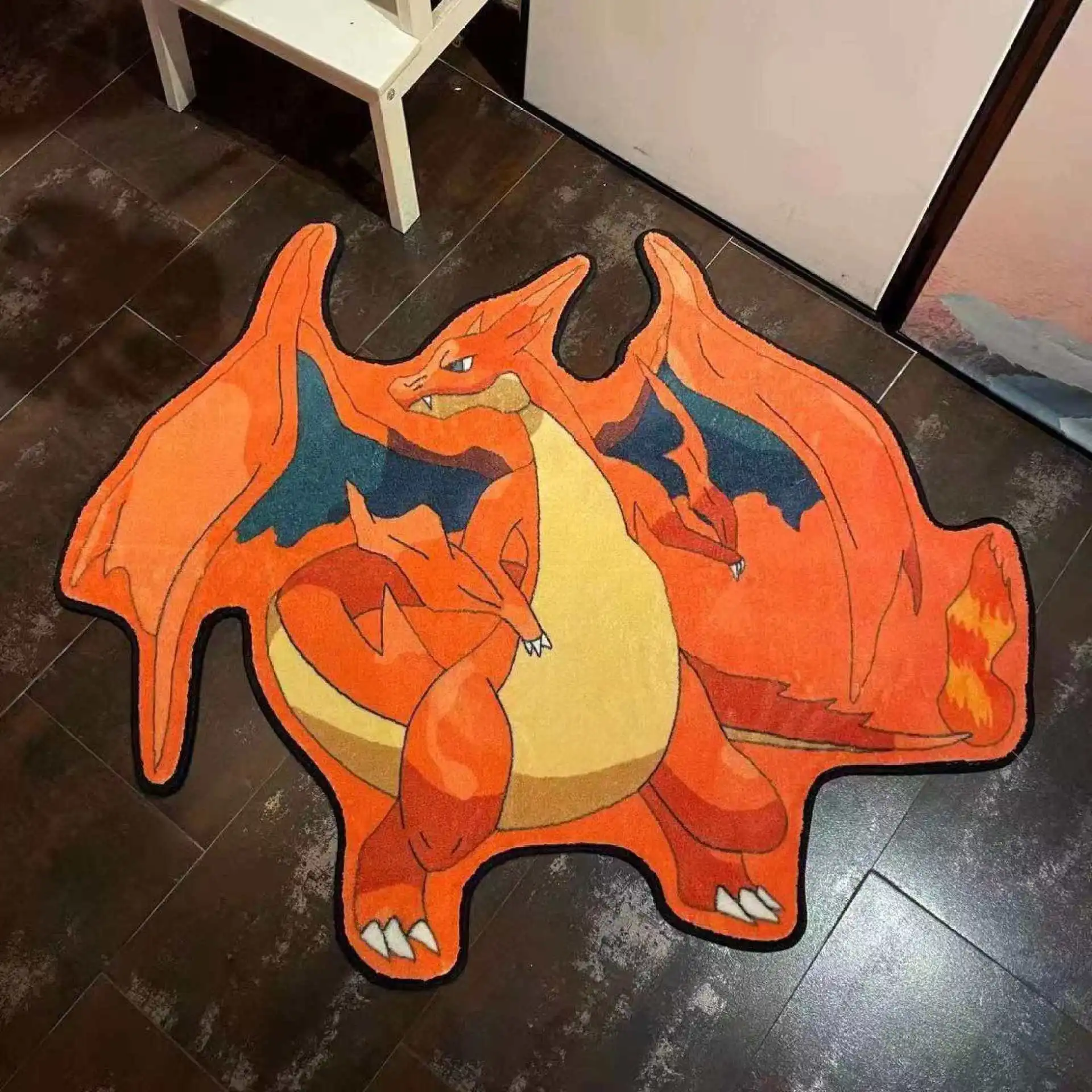 thumbnail image 1 of Cartoon Anime Pokemon Plush Carpet 3d Irregular Non Slip Absorbent Floor Mat Living Room Bathroom Bedside Rug Home Decor Toys, 1 of 5