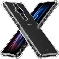 Durable Shockproof Silicone Phone Case with Enhanced Protection and Clear Design for Xperia Ace 3 (Clear)
