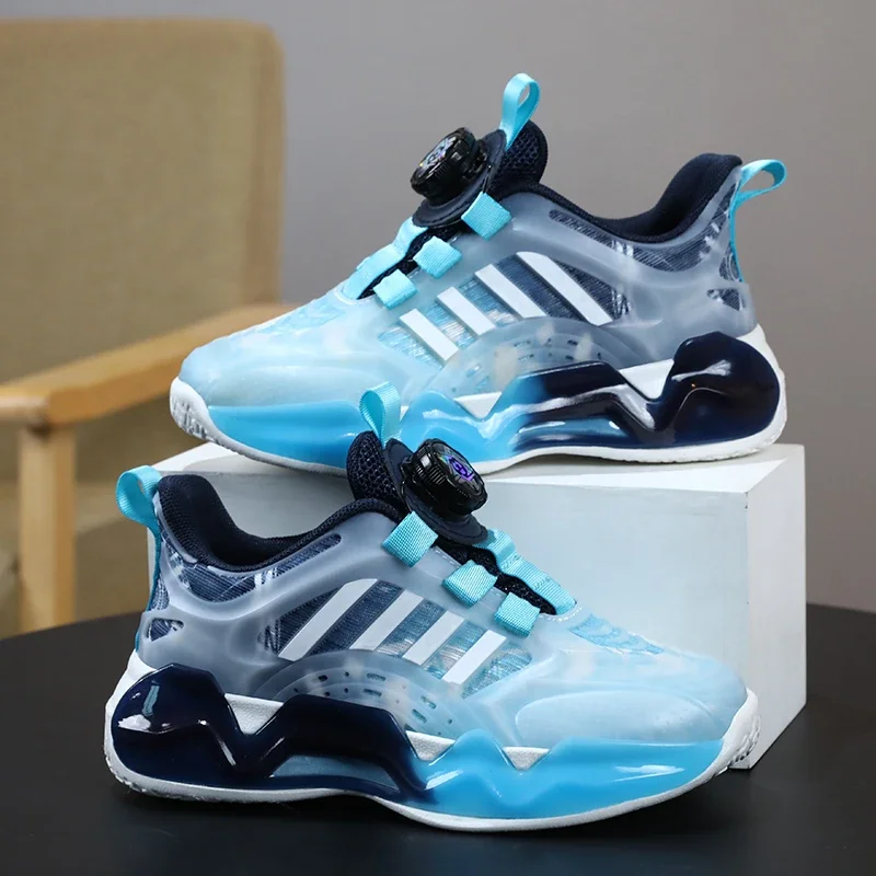 Lightweight Children Sports Shoes Swivel Buckle Boys Sneakers Casual Breathable Running Trainers Outdoor Kids Tennis Shoes kids shoes
