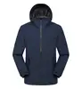 Autumn Winter Lightweight Men Jacket with Hood with Waterproof and Windproof Zipper Outdoor Fashion Men Sports Jacket DIY Logo 2