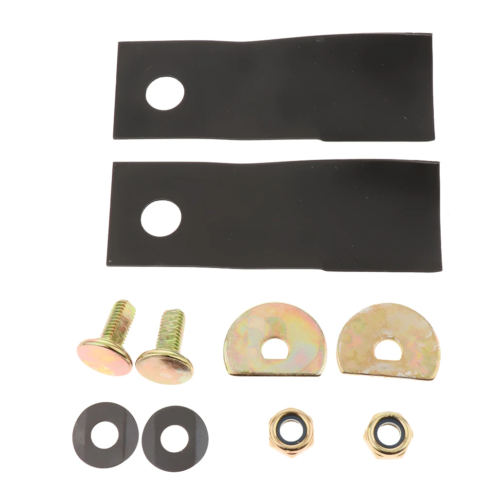 Lawn Mower Blade for GXV160 Mower Parts with Screws Swing Back Blade Bolt Kit,