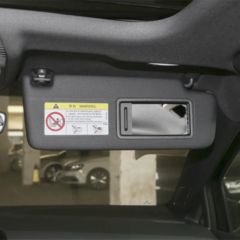 OEM 선바이저 블랙 썬 쉐이드, VW 골프 7.5 MK7.5 MK7 R라인