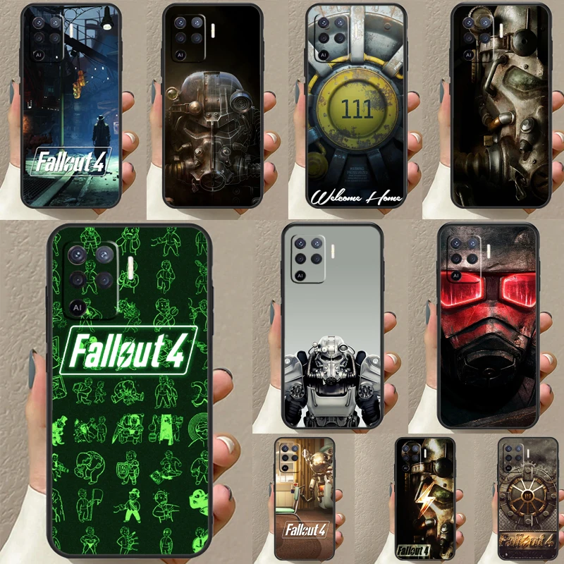 Cool Fallout 4 Case For Oppo A54 A74 A94 A83 A91 A93 A5 A9 A31 A53 2020
