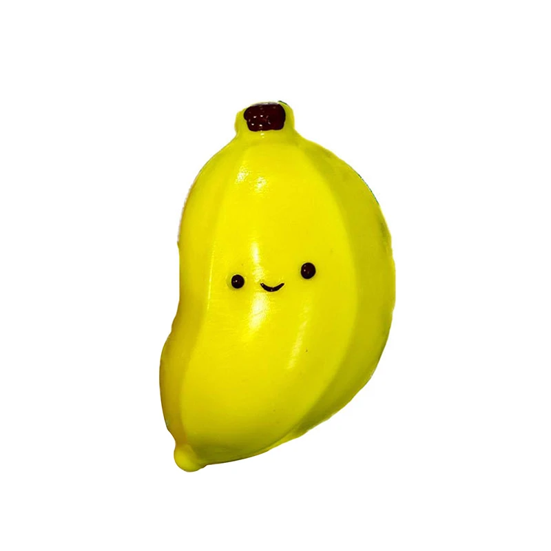 Creative Simulation Food Cute Fat Banana Pinch Toy Stress Relief Toy Super Soft Fruit Shape Squeeze Toy For Adult Children Gift 6