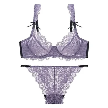 Transparent Ultra-thin Lace Lingerie Set 2