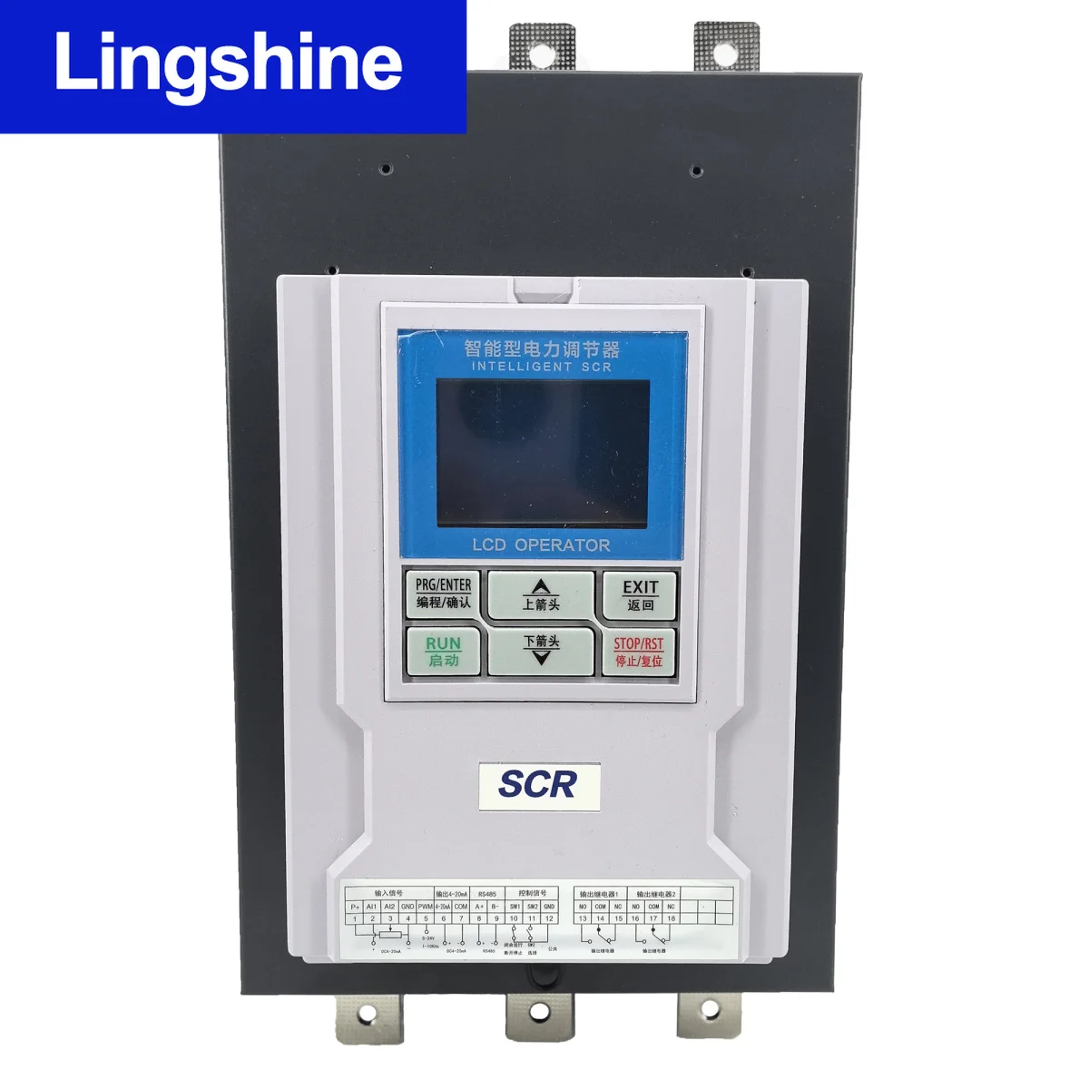 SCR 전원 조정기 전압 컨트롤러, RS-485 통신, 3 상, 100KW 160KW, 260-440VAC
