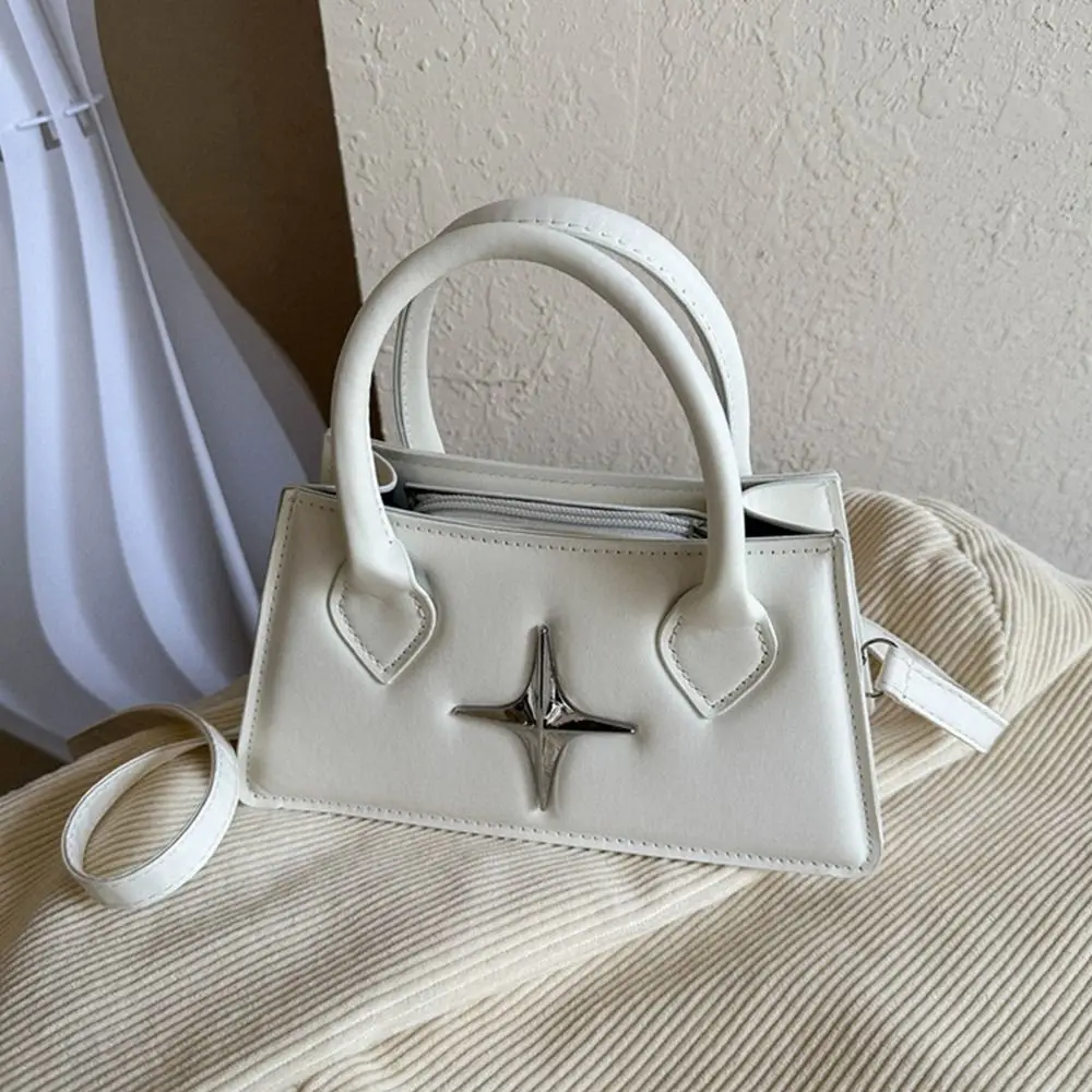 Borsa a tracolla quadrangolare con design a stella in pelle PU a tracolla piccola a tracolla per donna e ragazza_voghion.com