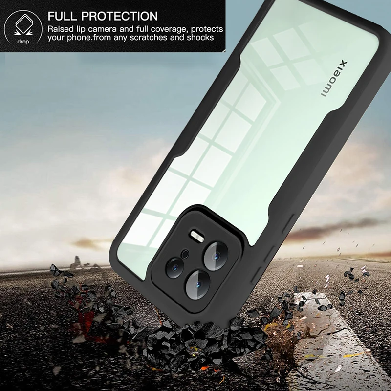 360° Full Body Protective Phone Case with Built-In Screen Cover